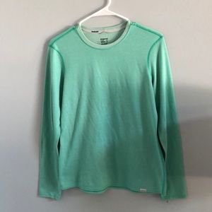 Patagonia Seafoam Green Long Underwear Top